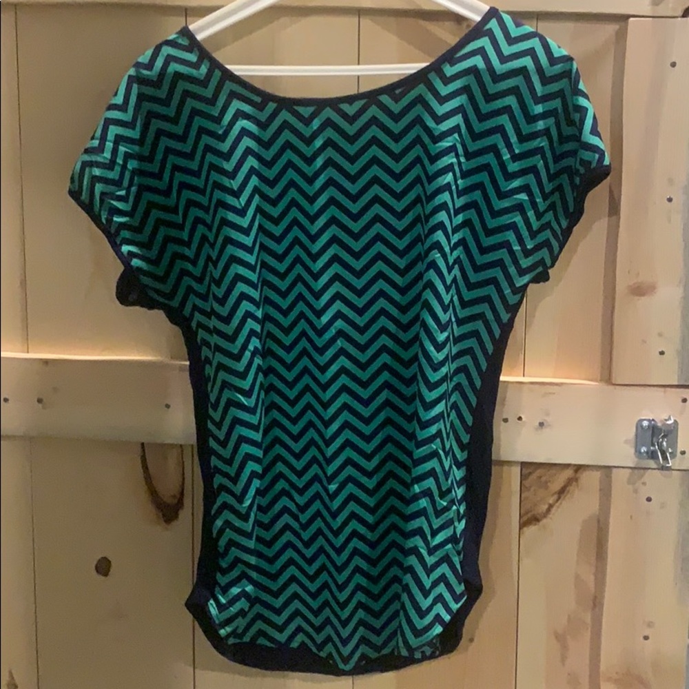 Espresso short sleeve top